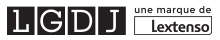 Logo LGDJ une marque de Lextenso
